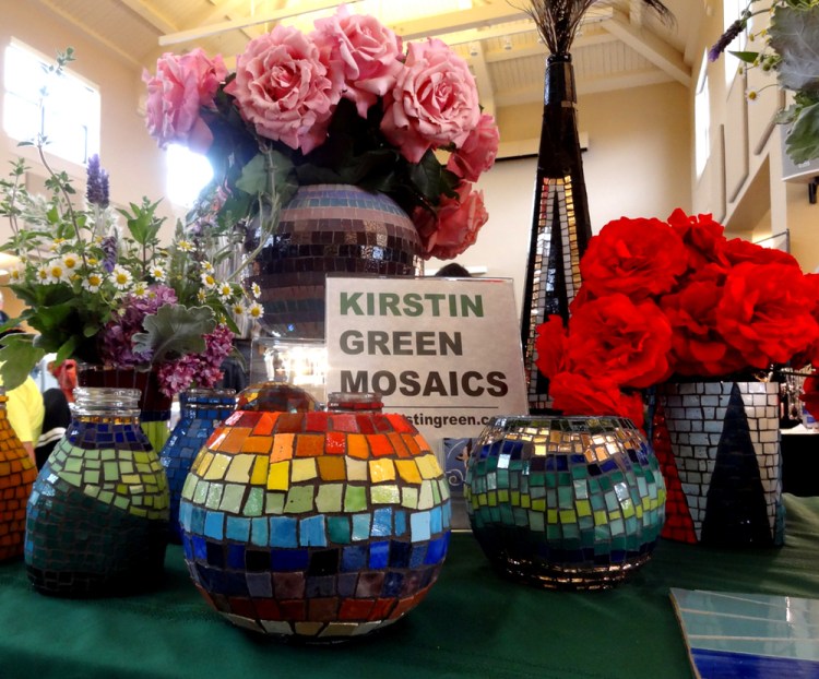 Part of my display at the Talmadge Art Show.